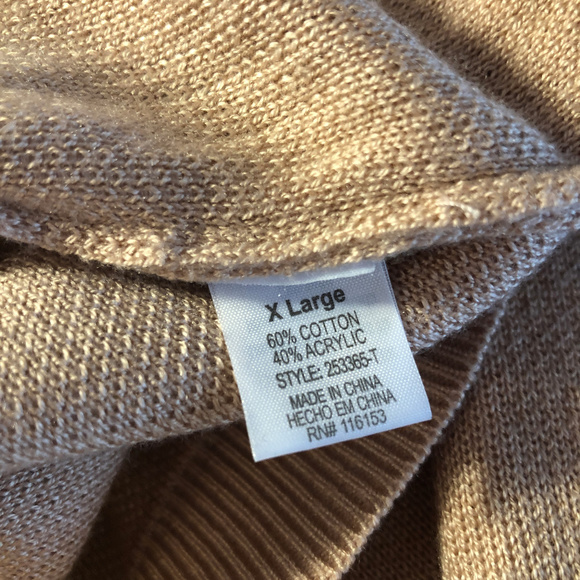 Poof New York Balloon Sleeve V-Neck Sweater - Picture 5 of 6